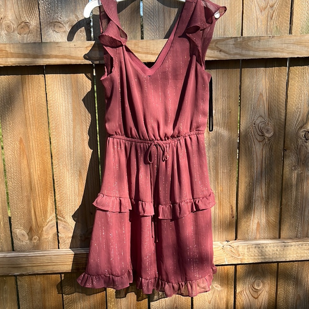 Dusky Mauve Shimmery Dress